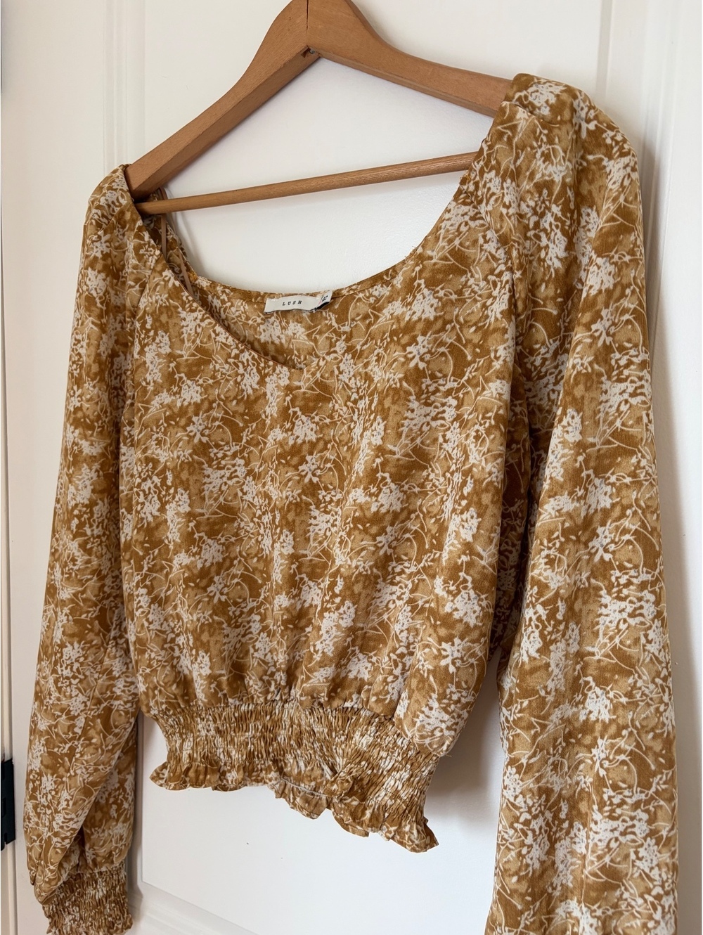 Lush ruched waist blouse